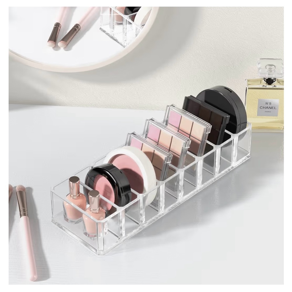 CLEAR ACRYLIC MAKEUP ORGANIZER